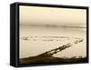 Spiral Jetty Above Great Salt Lake, Utah, USA-Scott T. Smith-Framed Stretched Canvas