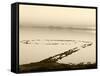 Spiral Jetty Above Great Salt Lake, Utah, USA-Scott T. Smith-Framed Stretched Canvas