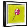 Spiral Lollipop Sweet Candy-Ozerina Anna-Framed Art Print