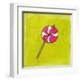 Spiral Lollipop Sweet Candy-Ozerina Anna-Framed Art Print