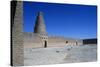 Spiral Minaret and Courtyard of Abu Dulaf Mosque-null-Stretched Canvas