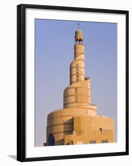 Spiral Mosque of the Kassem Darwish Fakhroo Islamic Centre in Doha, Qatar, Middle East-Gavin Hellier-Framed Photographic Print