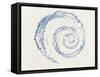 Spiral of Water Drops with White Background-null-Framed Stretched Canvas