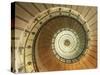 Spiral Staircase at Eckmuhl Lighthouse in Brittany-Owen Franken-Stretched Canvas