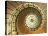 Spiral Staircase at Eckmuhl Lighthouse in Brittany-Owen Franken-Stretched Canvas