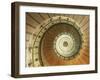 Spiral Staircase at Eckmuhl Lighthouse in Brittany-Owen Franken-Framed Premium Photographic Print