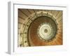 Spiral Staircase at Eckmuhl Lighthouse in Brittany-Owen Franken-Framed Photographic Print