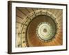 Spiral Staircase at Eckmuhl Lighthouse in Brittany-Owen Franken-Framed Photographic Print