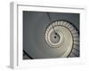 Spiral Staircase in a Lighthouse, Cabo Santa Maria Lighthouse, La Paloma, Rocha Department, Uruguay-null-Framed Photographic Print