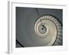 Spiral Staircase in a Lighthouse, Cabo Santa Maria Lighthouse, La Paloma, Rocha Department, Uruguay-null-Framed Photographic Print