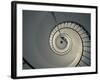 Spiral Staircase in a Lighthouse, Cabo Santa Maria Lighthouse, La Paloma, Rocha Department, Uruguay-null-Framed Photographic Print