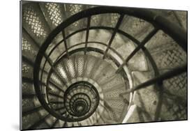 Spiral Staircase in Arc de Triomphe-Christian Peacock-Mounted Giclee Print