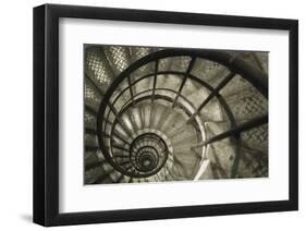 Spiral Staircase in Arc de Triomphe-Christian Peacock-Framed Art Print