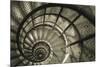 Spiral Staircase in Arc de Triomphe-Christian Peacock-Mounted Giclee Print