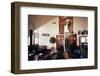 Spiral Staircase in Dr. Charles Bingham's Geodesic Dome House, Fresno, CA, 1972-John Dominis-Framed Photographic Print