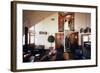 Spiral Staircase in Dr. Charles Bingham's Geodesic Dome House, Fresno, CA, 1972-John Dominis-Framed Photographic Print