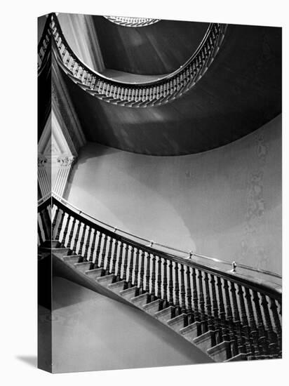 Spiral Staircase in the State Department Building-Alfred Eisenstaedt-Stretched Canvas