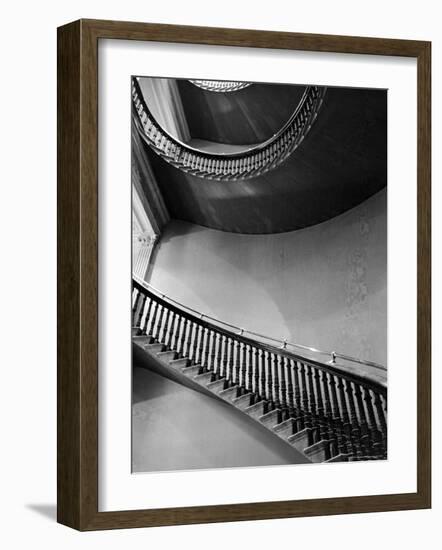 Spiral Staircase in the State Department Building-Alfred Eisenstaedt-Framed Photographic Print