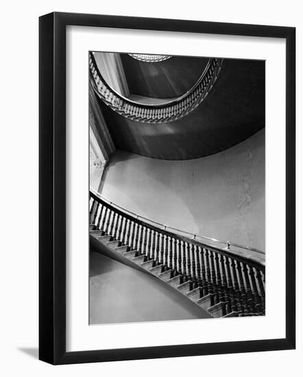 Spiral Staircase in the State Department Building-Alfred Eisenstaedt-Framed Photographic Print