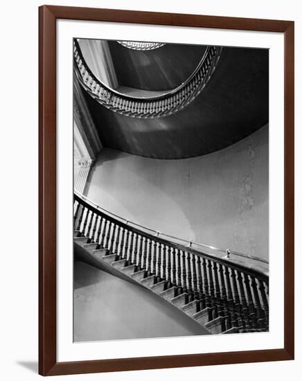 Spiral Staircase in the State Department Building-Alfred Eisenstaedt-Framed Photographic Print