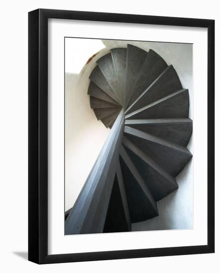 Spiral Staircase Inside Lighthouse-Layne Kennedy-Framed Photographic Print