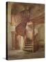 Spiral Staircase. Limburg an Der Lahn-Johann Martin Gensler-Stretched Canvas