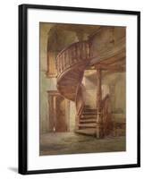 Spiral Staircase. Limburg an Der Lahn-Johann Martin Gensler-Framed Giclee Print