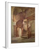 Spiral Staircase. Limburg an Der Lahn-Johann Martin Gensler-Framed Giclee Print