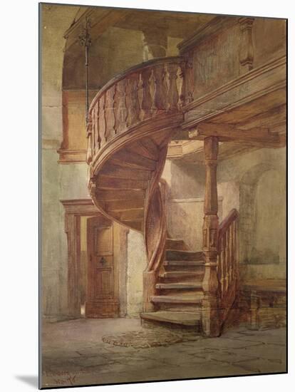 Spiral Staircase. Limburg an Der Lahn-Johann Martin Gensler-Mounted Giclee Print