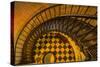 Spiral Staircase of St. Augustine Lighthouse, St. Augustine, Florida-Rona Schwarz-Stretched Canvas