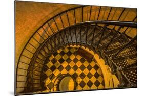 Spiral Staircase of St. Augustine Lighthouse, St. Augustine, Florida-Rona Schwarz-Mounted Photographic Print