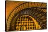 Spiral Staircase of St. Augustine Lighthouse, St. Augustine, Florida-Rona Schwarz-Stretched Canvas