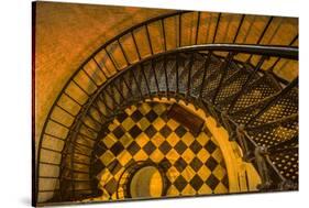 Spiral Staircase of St. Augustine Lighthouse, St. Augustine, Florida-Rona Schwarz-Stretched Canvas
