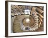 Spiral Staircase, Seaton Delaval Hall, Northumberland, England, UK-Ivan Vdovin-Framed Photographic Print