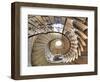 Spiral Staircase, Seaton Delaval Hall, Northumberland, England, UK-Ivan Vdovin-Framed Photographic Print