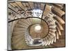 Spiral Staircase, Seaton Delaval Hall, Northumberland, England, UK-Ivan Vdovin-Mounted Photographic Print