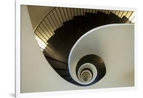 Spiral Staircase, Silken Gran Hotel Domine, Bilbao, Spain-Jaynes Gallery-Framed Photographic Print