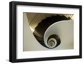 Spiral Staircase, Silken Gran Hotel Domine, Bilbao, Spain-Jaynes Gallery-Framed Photographic Print