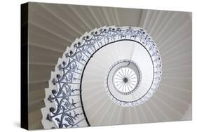 Spiral Staircase, the Queen's House, Greenwich, London, UK-Peter Adams-Stretched Canvas