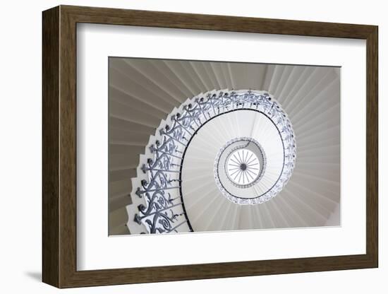 Spiral Staircase, the Queen's House, Greenwich, London, UK-Peter Adams-Framed Photographic Print