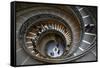 Spiral staircase, Vatican Museum, Rome, Lazio, Italy, Europe-null-Framed Stretched Canvas