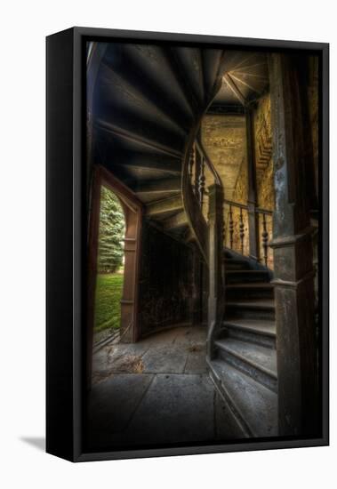 Spiral Staircase-Nathan Wright-Framed Stretched Canvas