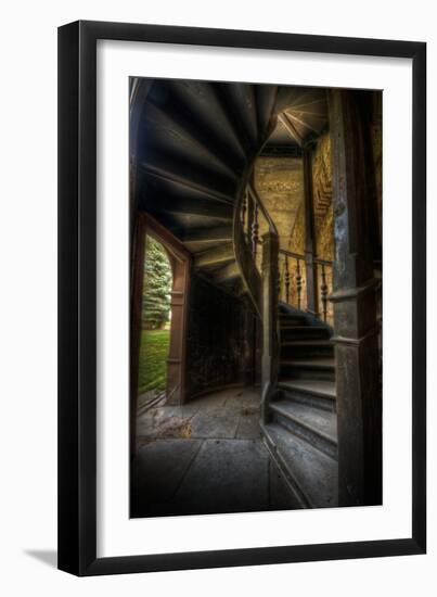Spiral Staircase-Nathan Wright-Framed Premium Photographic Print