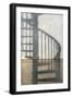 Spiral Staircase-Josep Cisquella-Framed Art Print