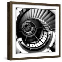 Spiral Staircase-Gail Peck-Framed Art Print