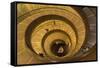 Spiral Stairs of the Vatican Museums, Designed by Giuseppe Momo in 1932, Rome, Lazio, Italy, Europe-Carlo Morucchio-Framed Stretched Canvas