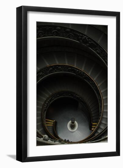 Spiral Stairs-Giuseppe Momo-Framed Giclee Print