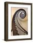 Spiral stairway, Shaker Village of Pleasant Hill, Kentucky-Adam Jones-Framed Photographic Print