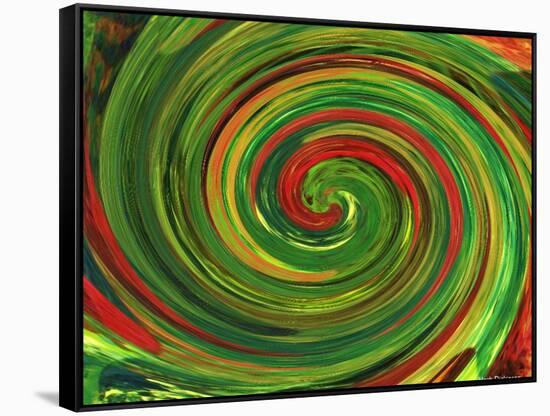 Spiralicious-Herb Dickinson-Framed Stretched Canvas