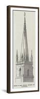 Spire of Ross Church, Injured by Lightning-null-Framed Premium Giclee Print